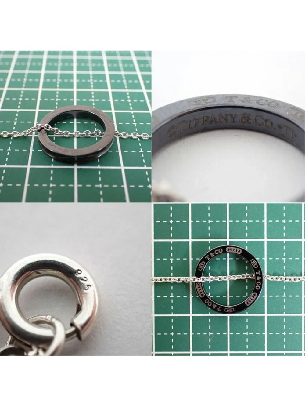 Tiffany & Co Titanium 925 Circle Necklace